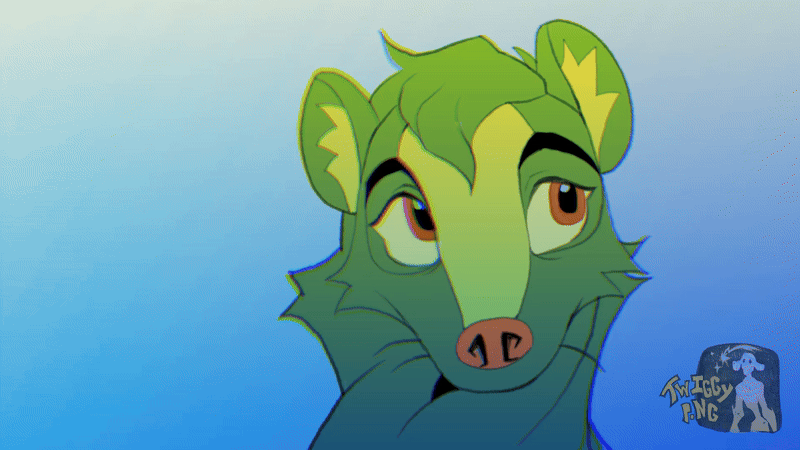 Art Fight character attack piece – vibrant digital illustration by Twiggy.PNG.